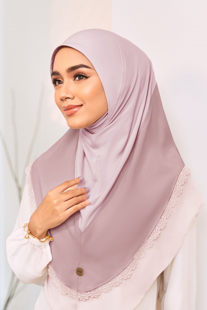 WARDA Tudung Sarung in Berry Purple