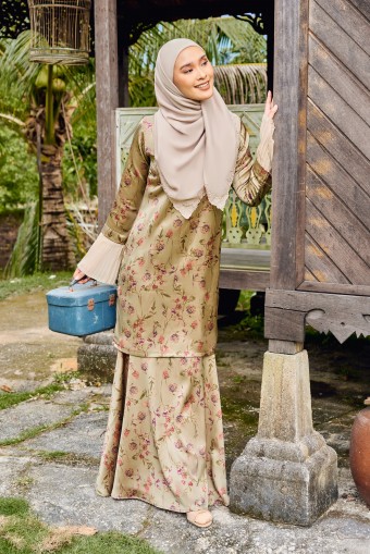 (AS-IS) Anika Kurung in Mossy Green