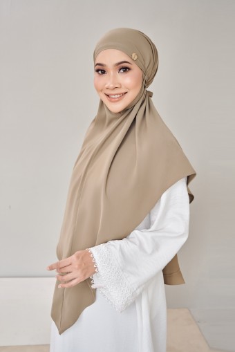 (AS-IS) KHAWLA khimar in Tan