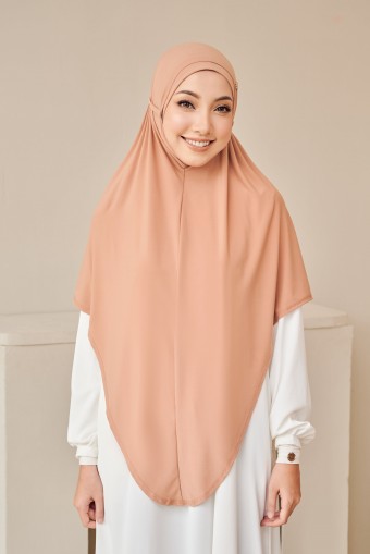 (AS-IS) SAFA Khimar in Dusty Peach