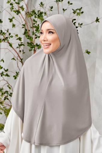 (AS-IS) SERA Slip On Hijab in Dusty Purple