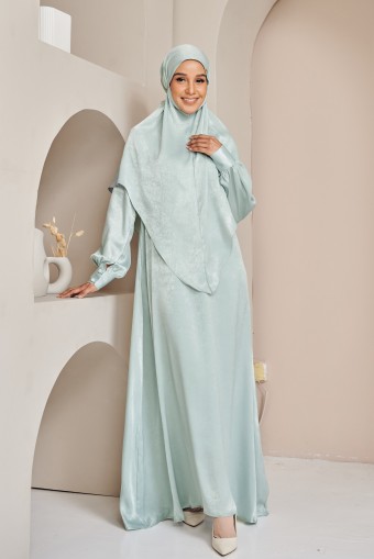 (AS-IS) ZARIA Abaya in Soft Mint