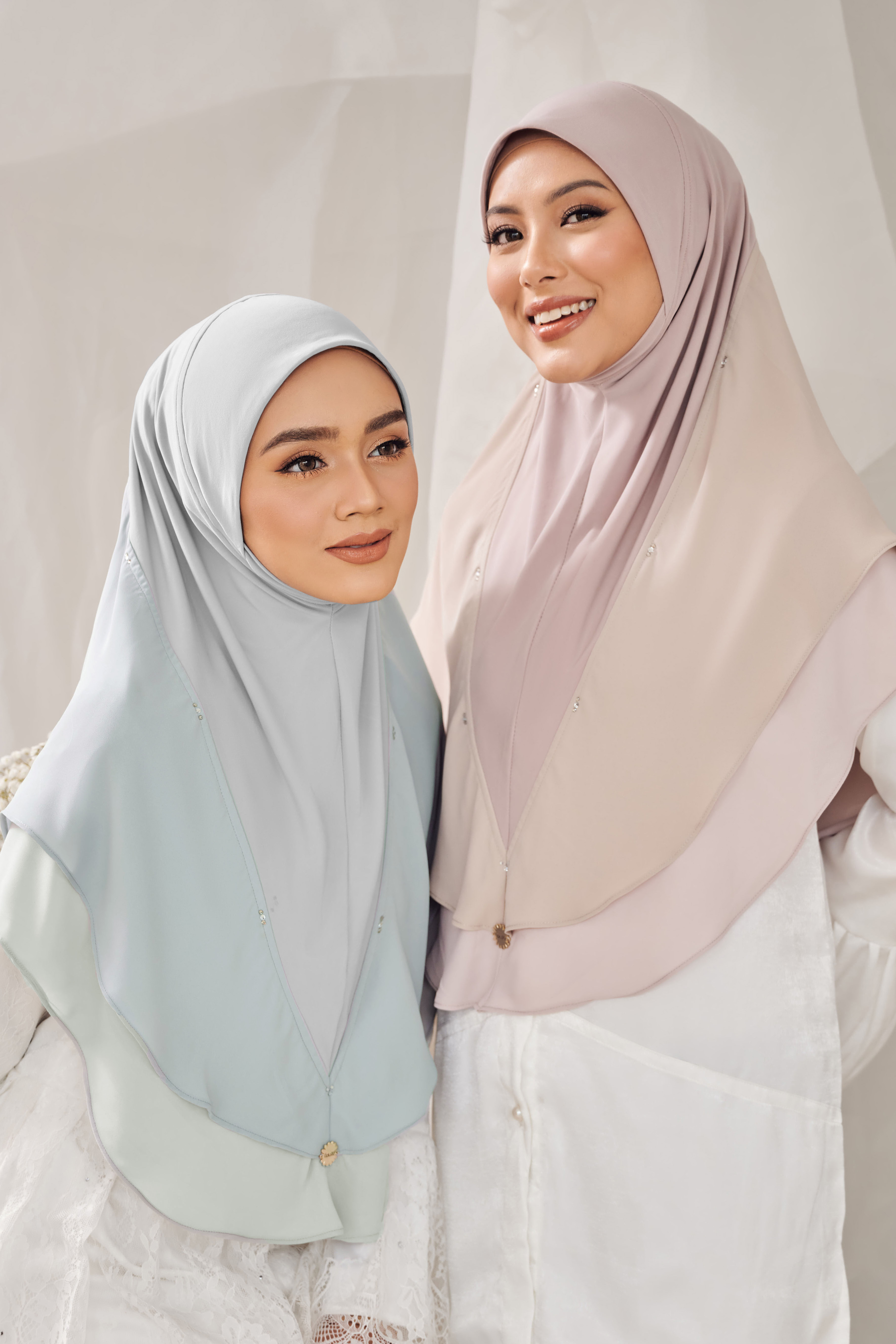 (AS-IS) EFFIE Tudung Sarung in Pale Mint