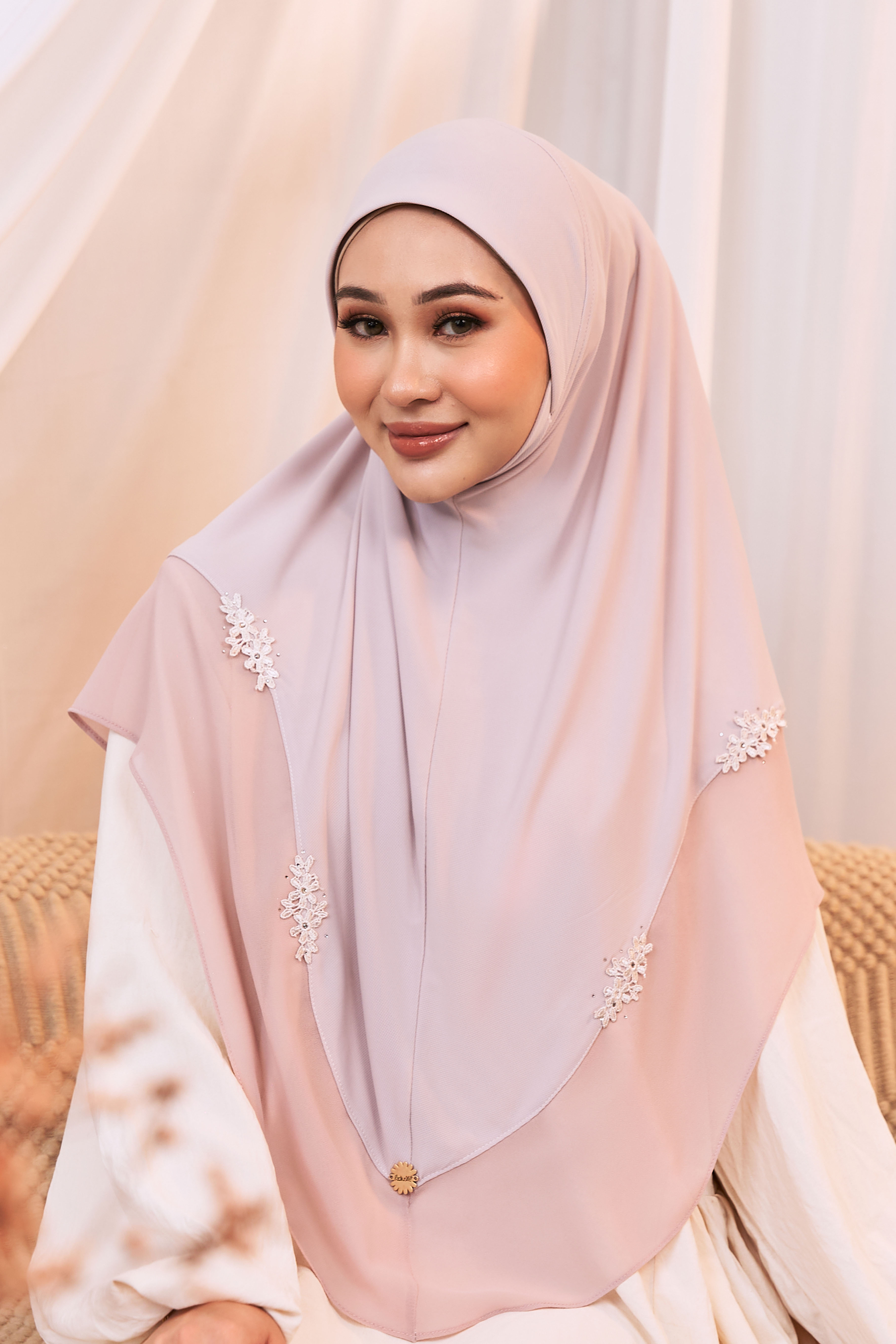 JIWA Tudung Sarung in Blush