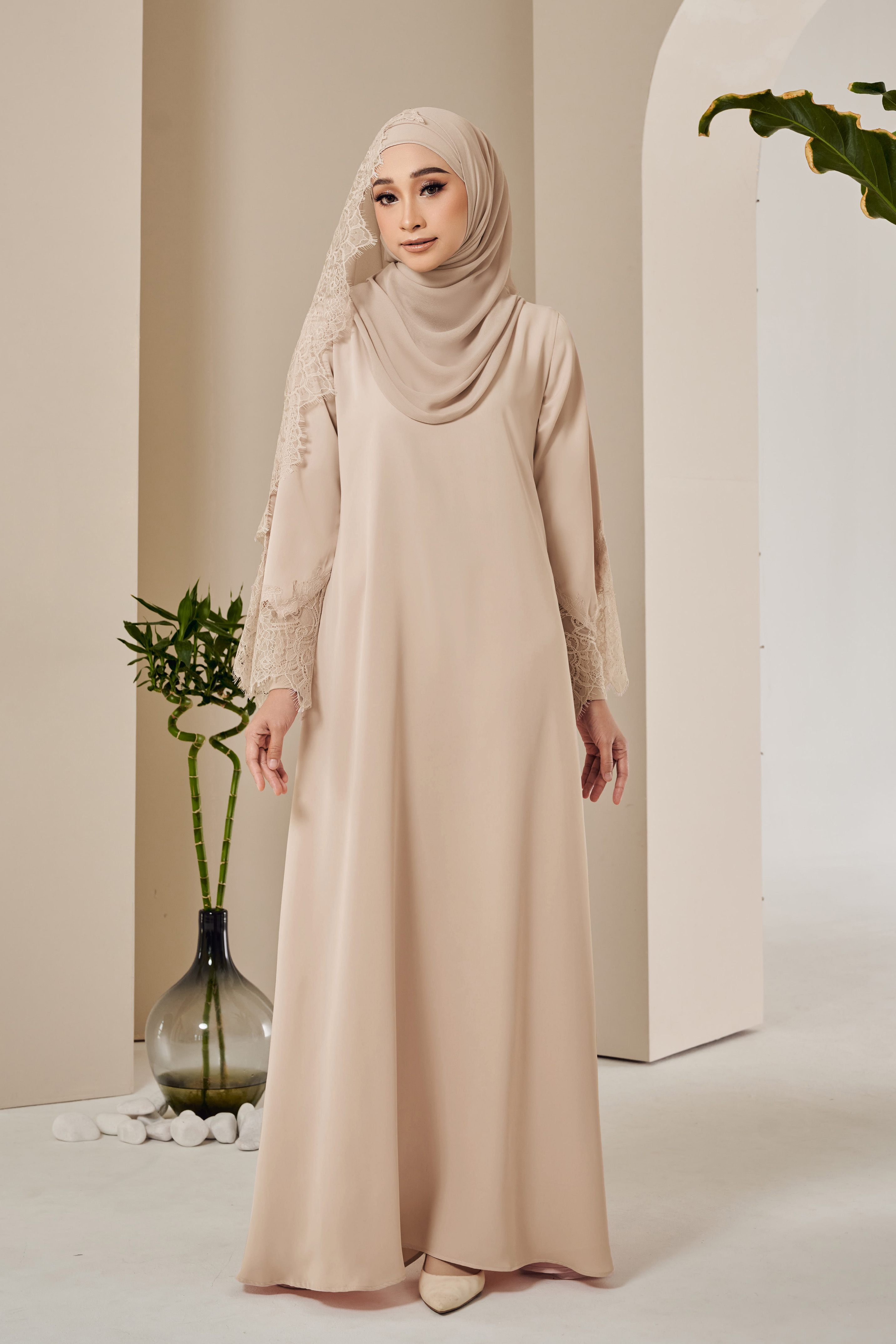 AMIA Abaya in Sand