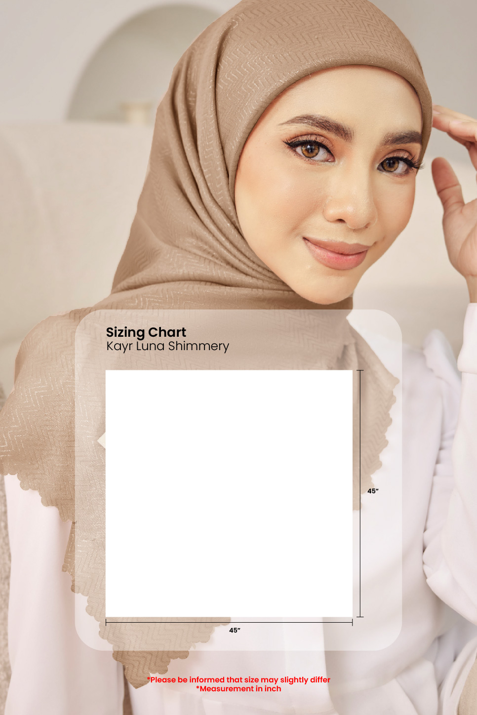 (AS-IS) LUNA Bawal Kayr in Cream