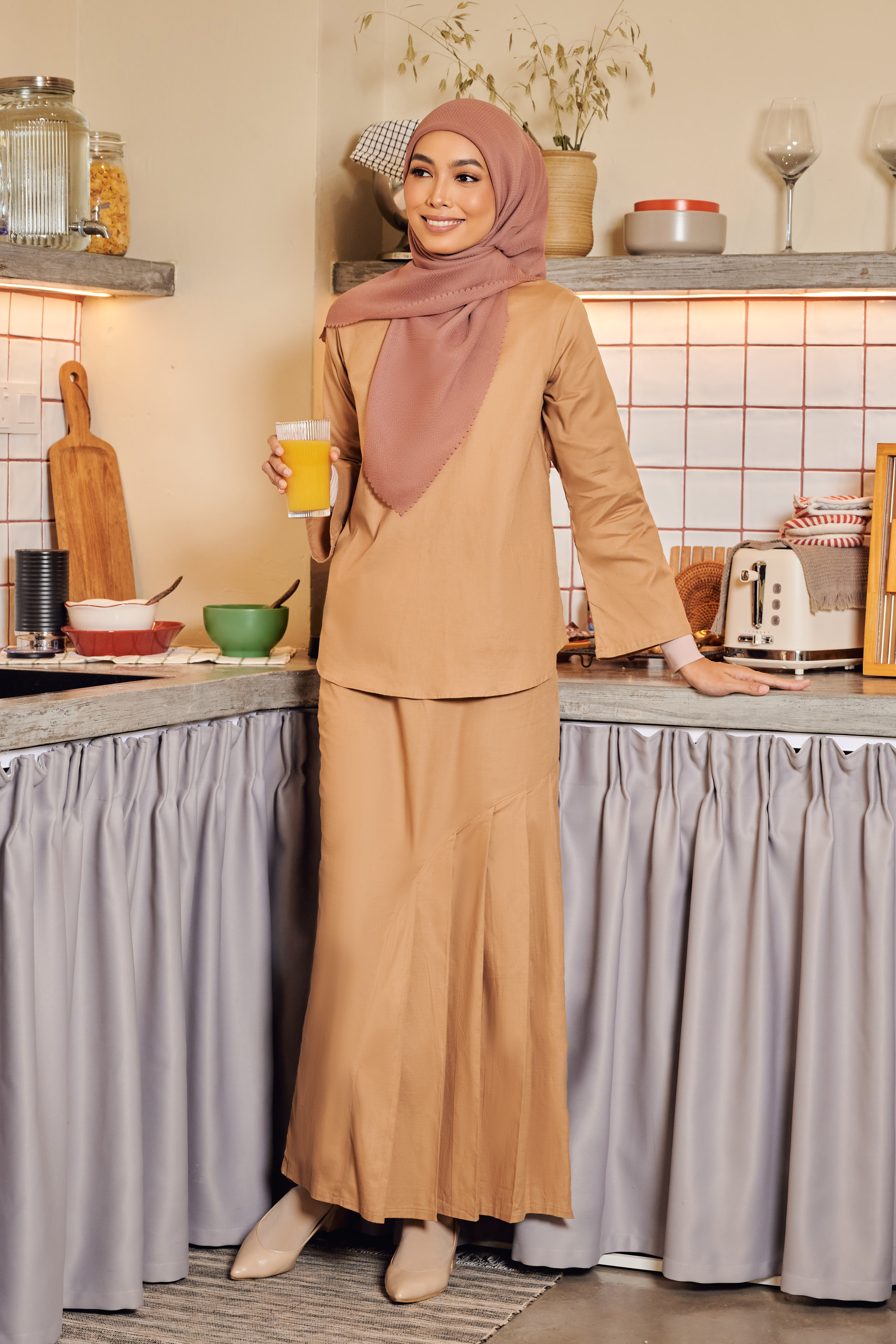 Arunika Kurung in Peanut