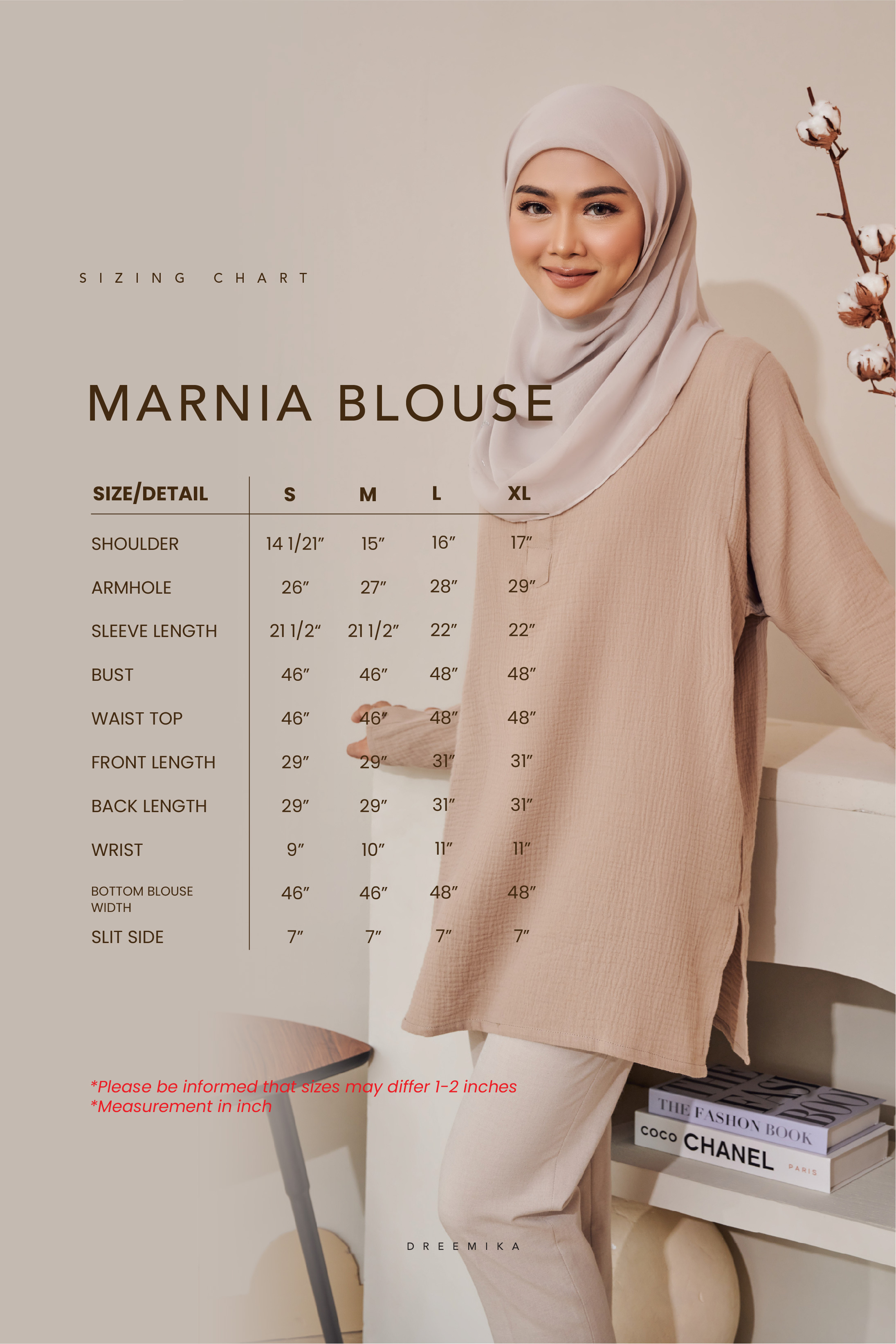 (AS-IS) Marnia in Apricot