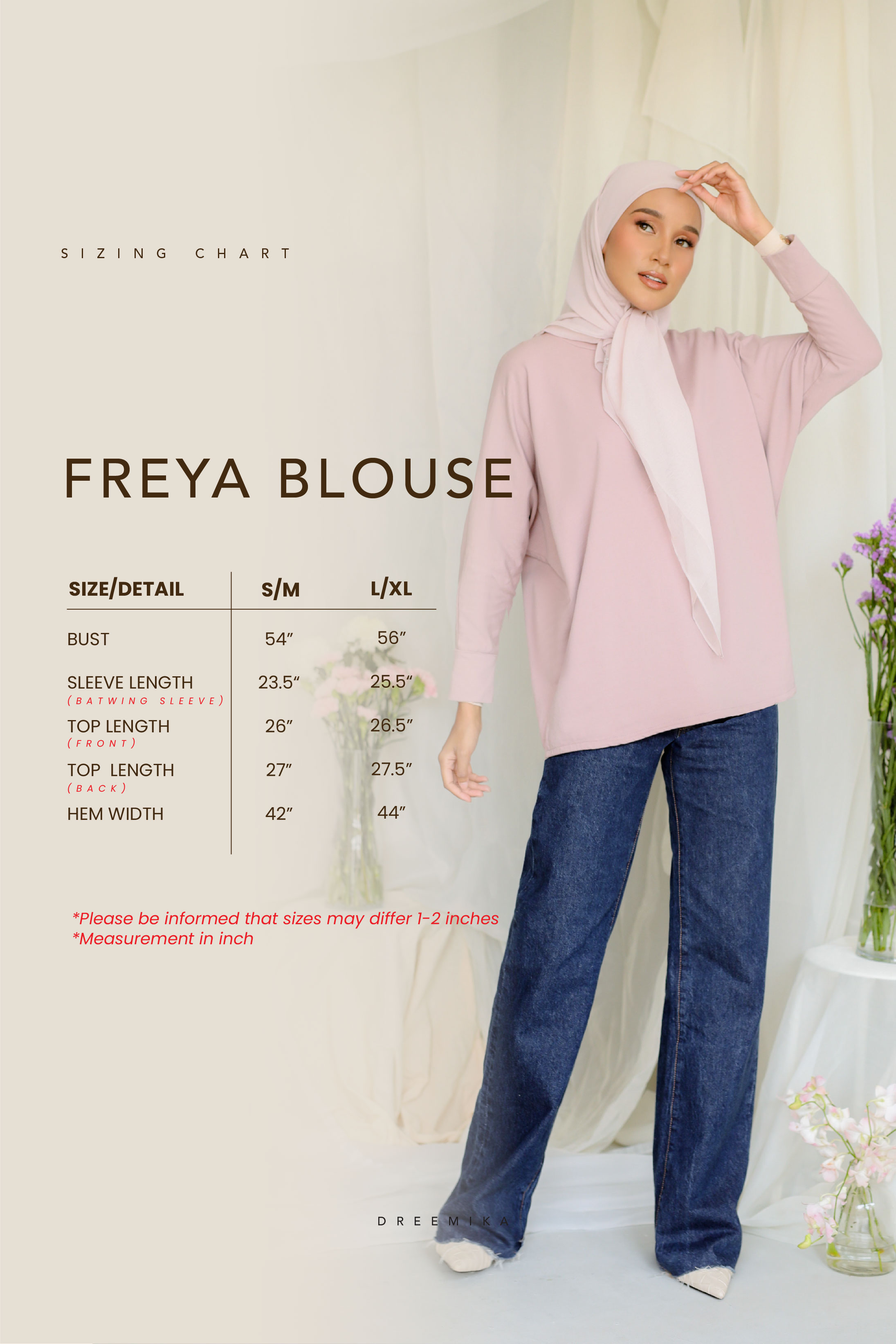 Freya in Soft Pink