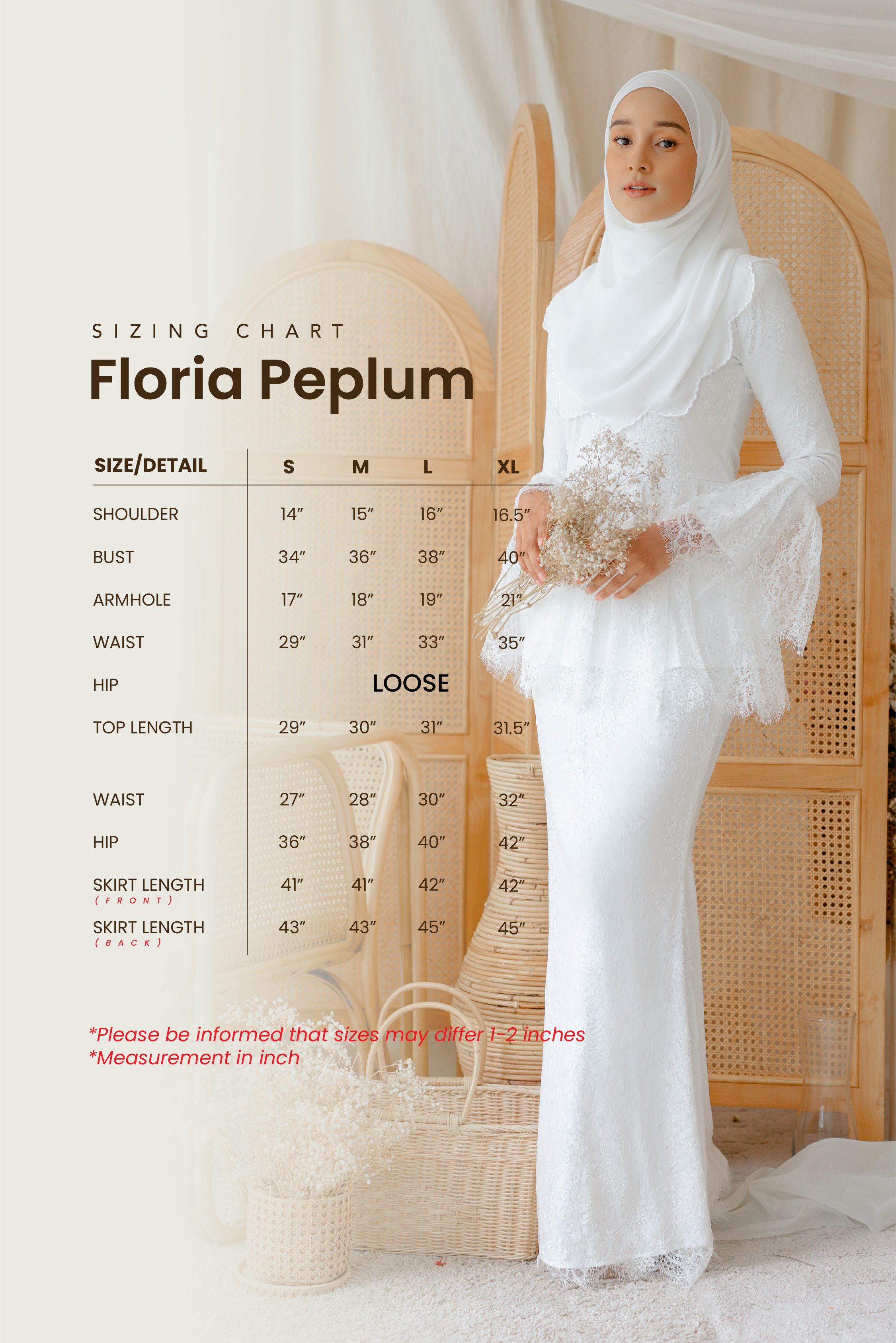 (AS-IS) Floria Peplum