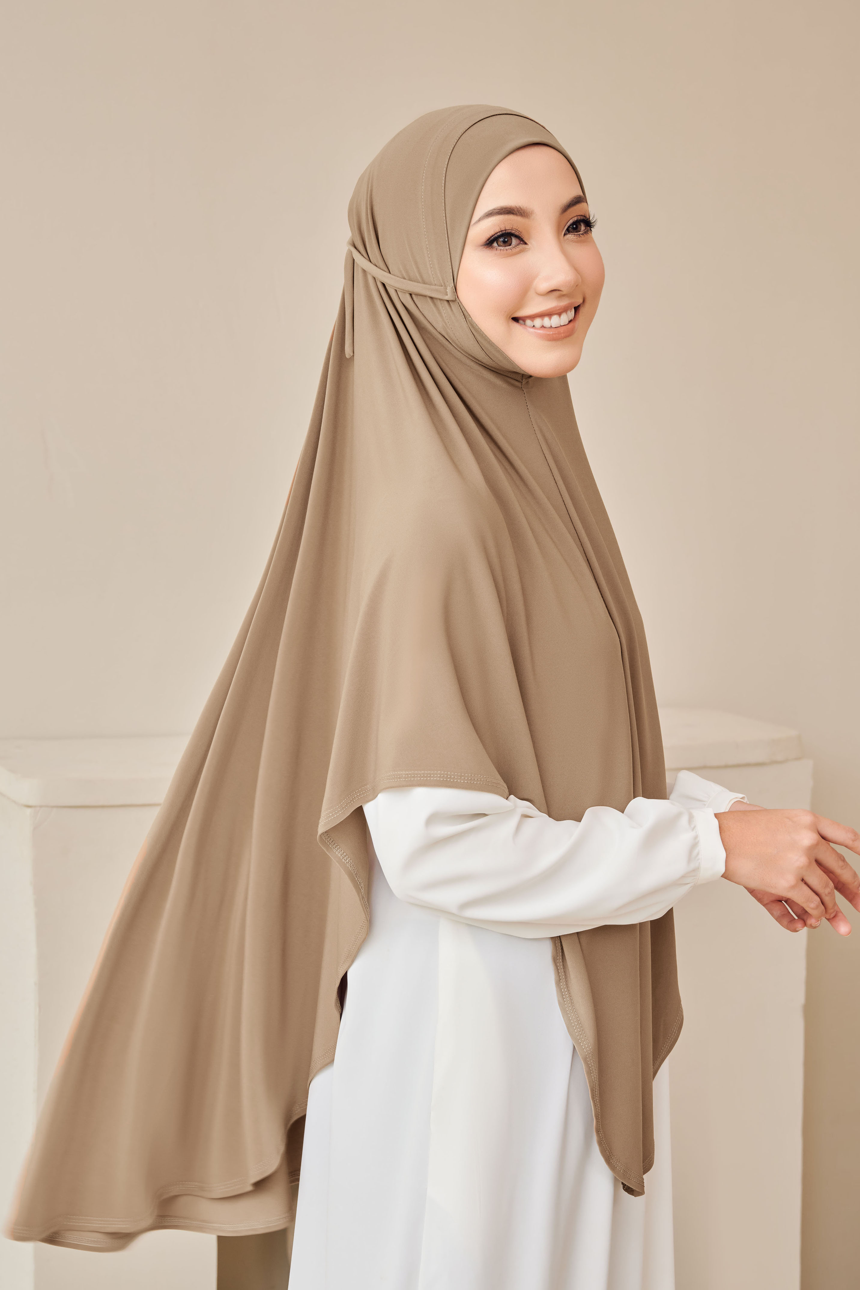 (AS-IS) SAFA Khimar in Brown