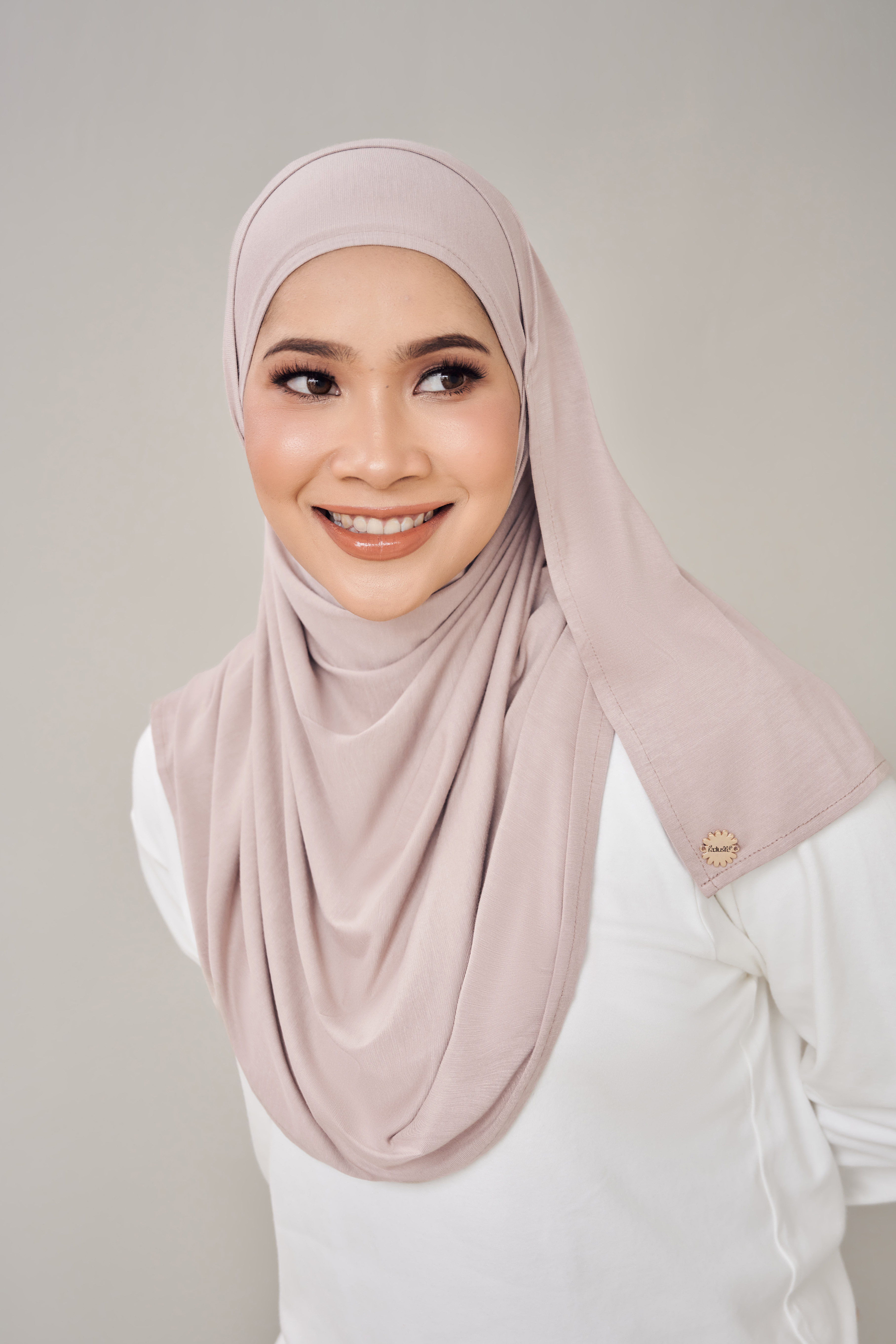KATE Long Shawl in Soft Pink