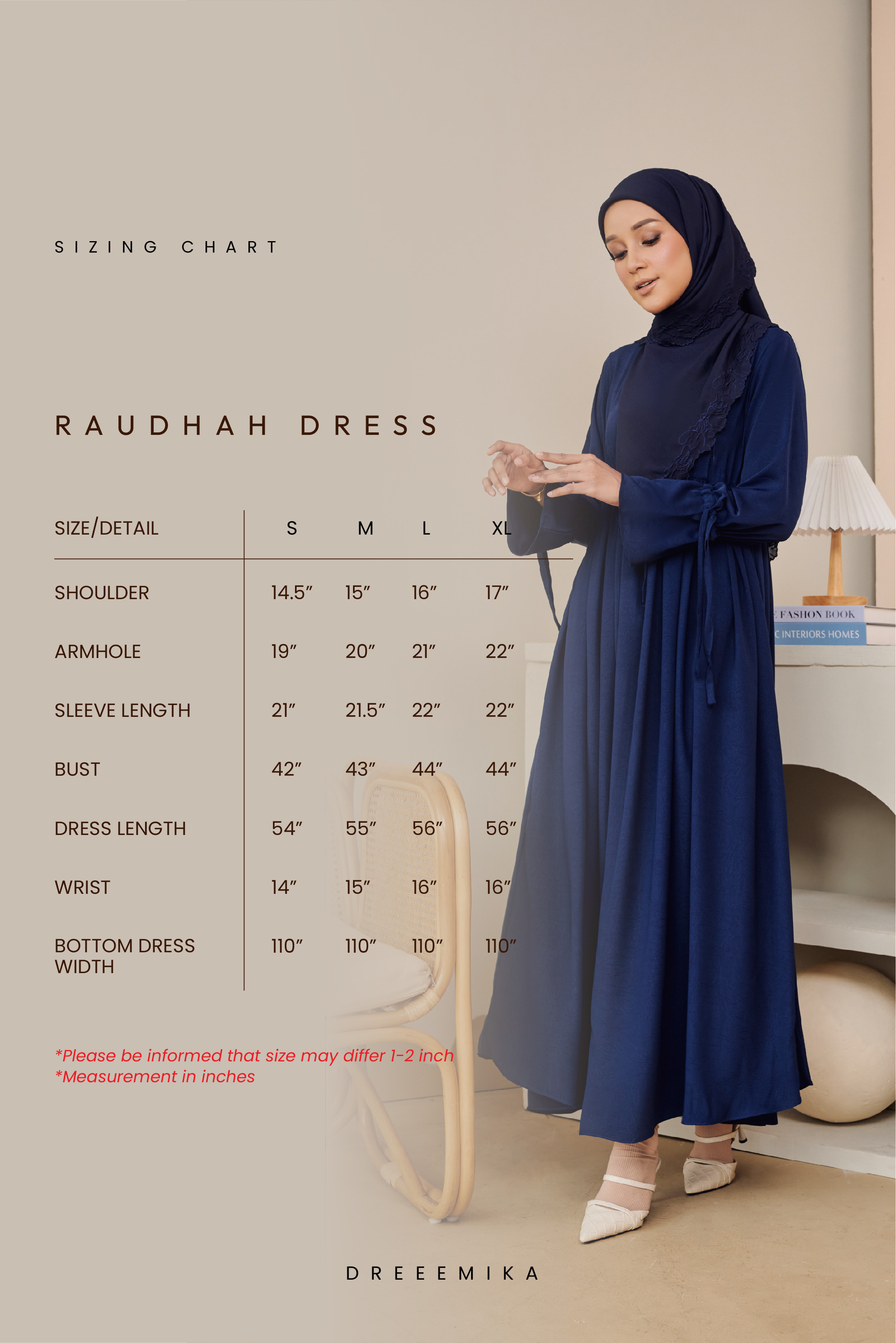 (AS-IS) Raudhah in Sky Blue