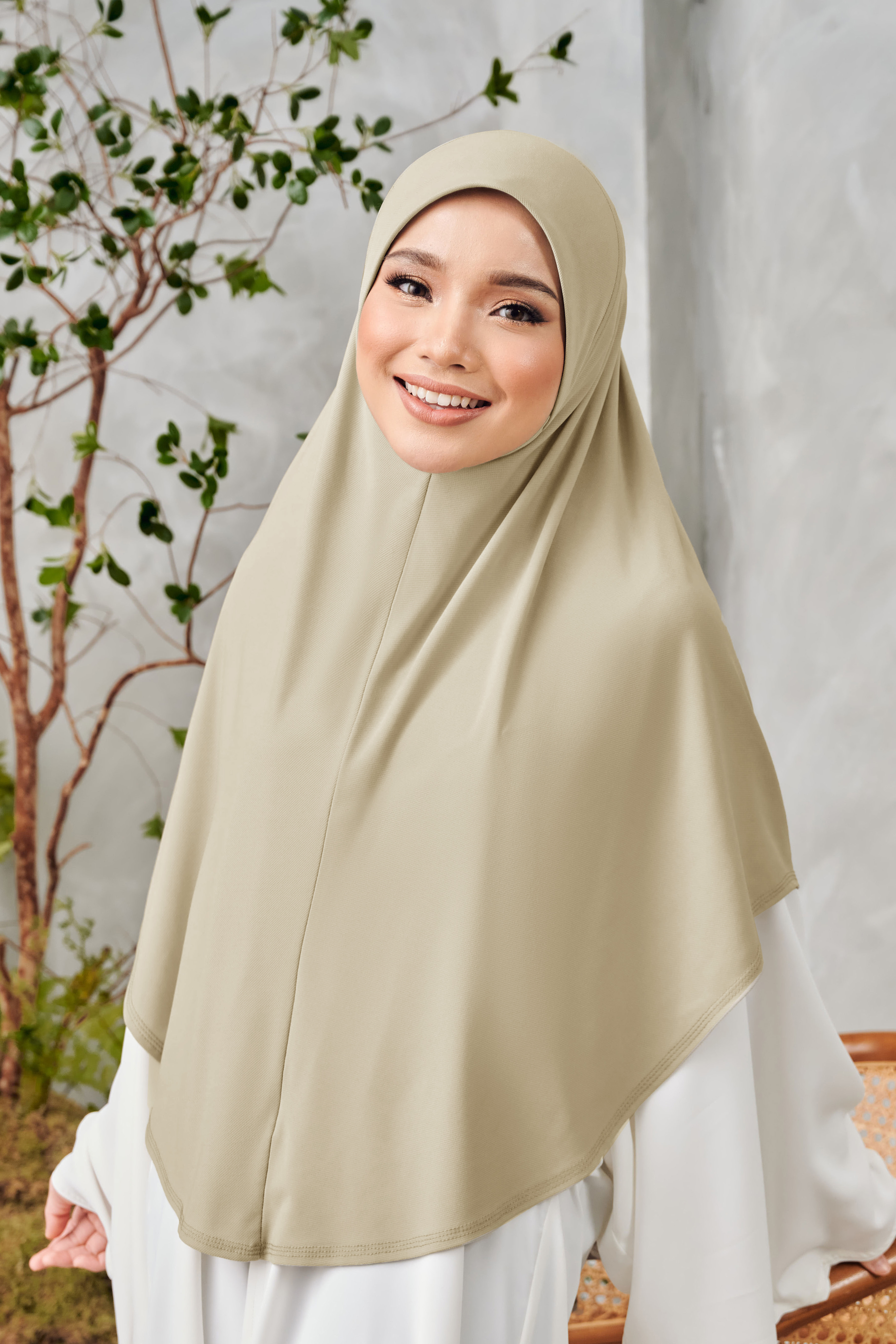 SERA Slip On Hijab in Wheat