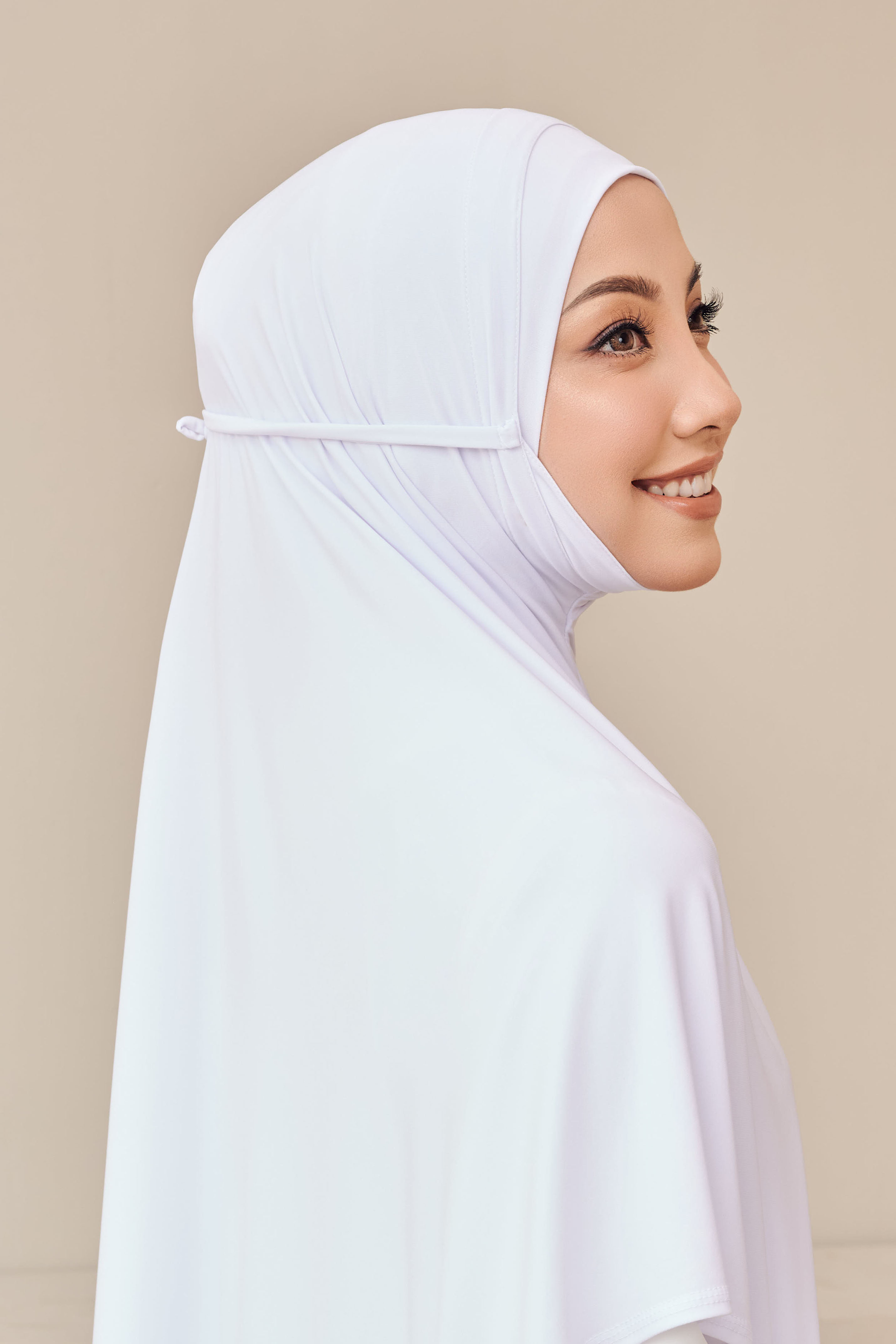 (AS-IS) SAFA Khimar in White