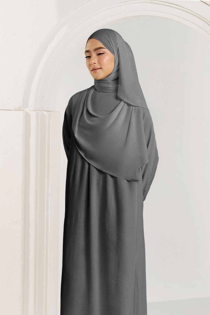 BELVA Kaftan in Grey