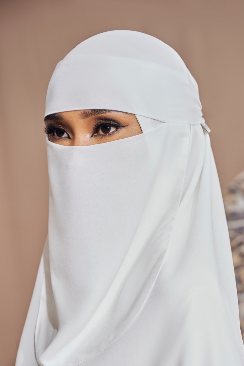 AMINA Niqab in White