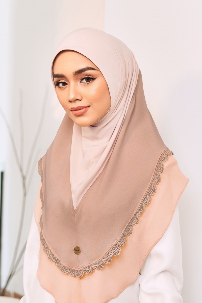 WARDA Tudung Sarung in Dusty Pink