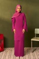 MERANTI Kurung in Fuschia Pink