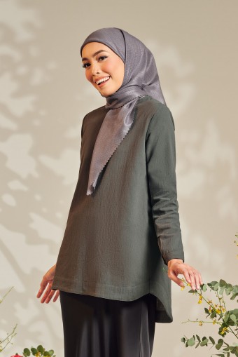 BEA Blouse in Army Stone