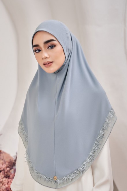 Indah Tudung Sarung in Blue