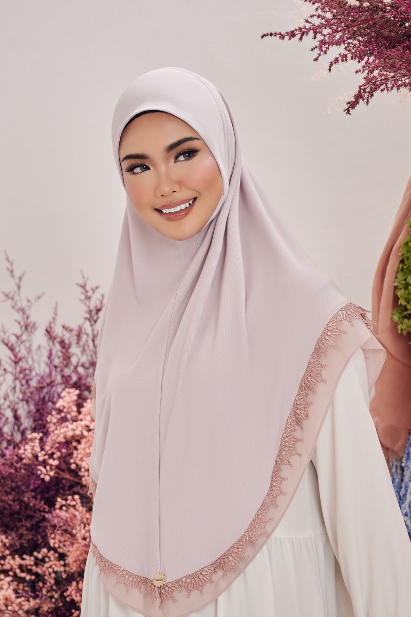 Indah Tudung Sarung in Blush