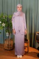 MEKAR Kurung in Lilac Purple