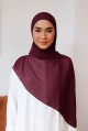 VIDA Diamante Long Shawl in Maroon