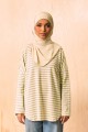 MARIBLE Comfy Blouse in Pastel Yellow