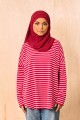 MARIBLE Comfy Blouse in Red