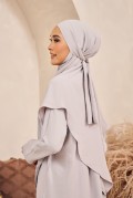 NEEMA Khimar in Soft Grey