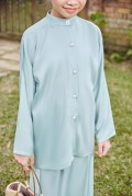 Lalita Kurung Girl in Aqua Glass