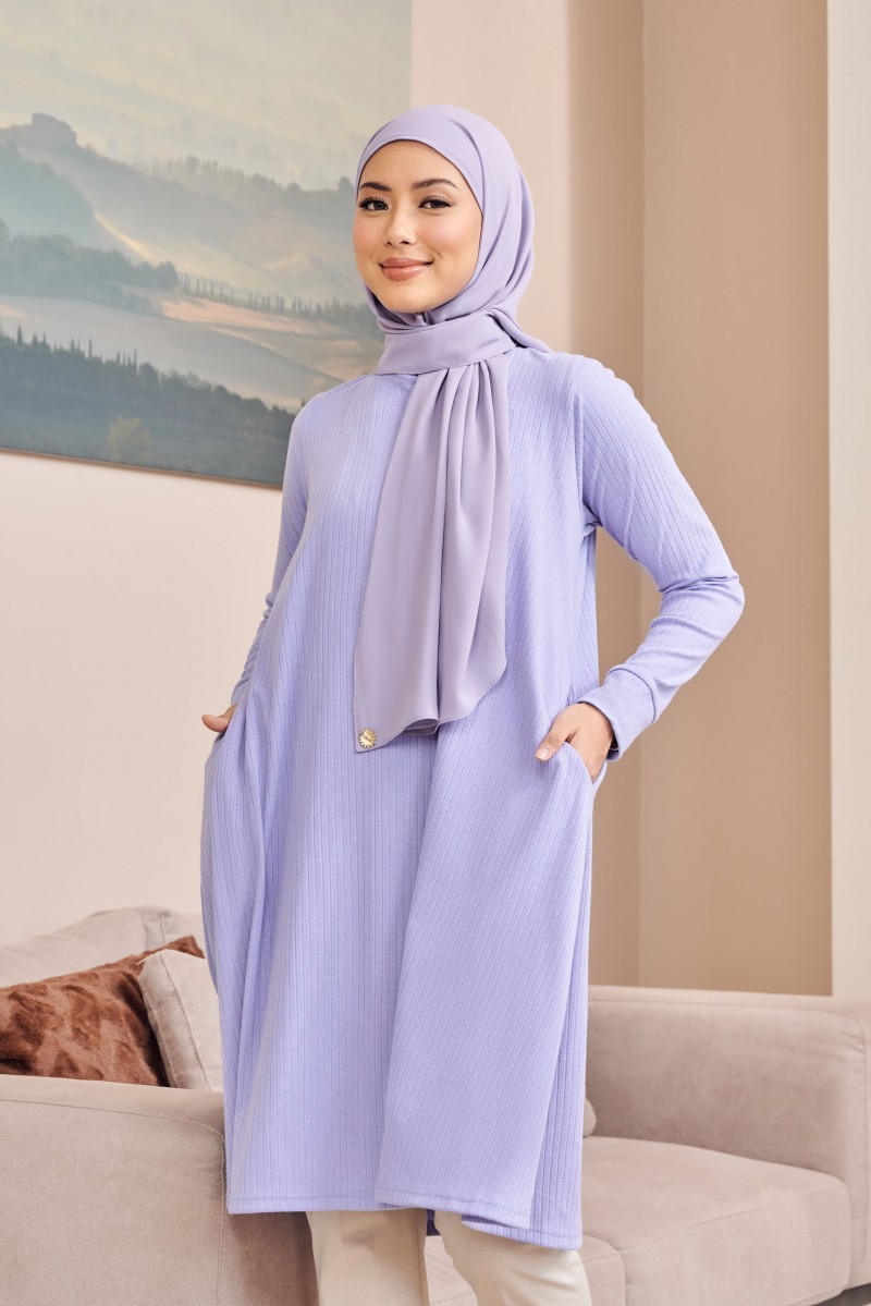 (AS-IS) NEO Tunic in Coneflower Blue