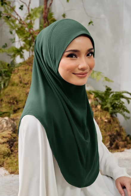 SERA Slip On Hijab in Emerald