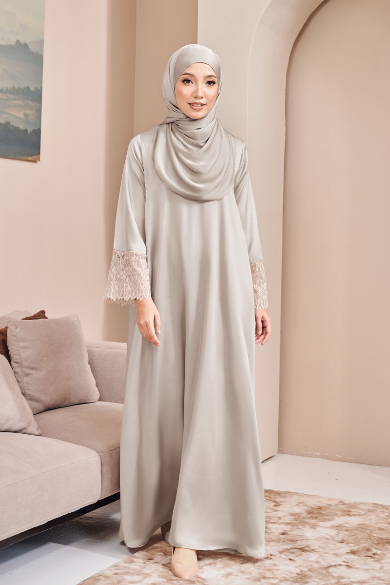 (AS-IS) AELIN Dress in Grey