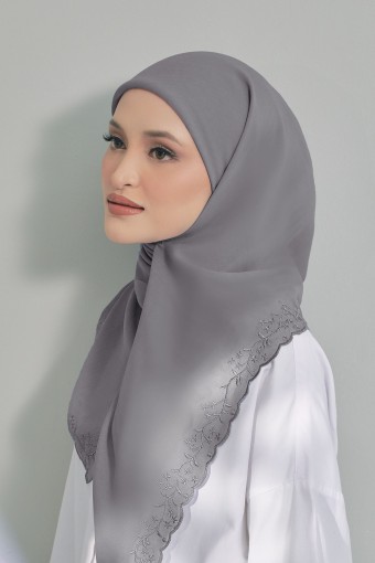 (AS-IS) Salma Bawal Sulam in Grey