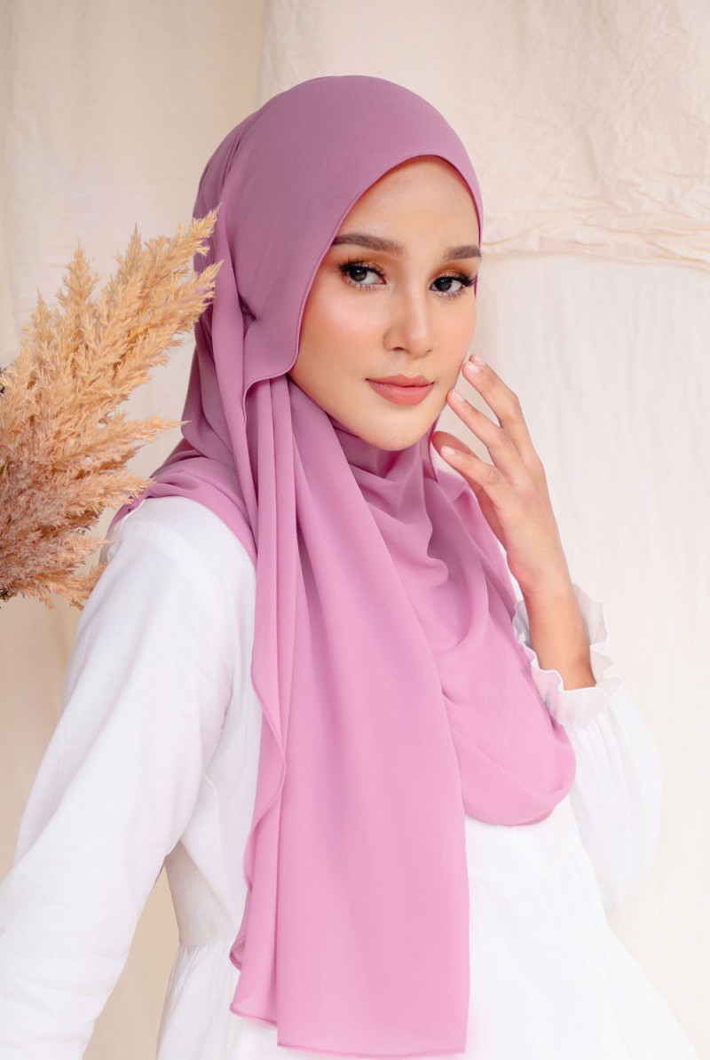 (AS-IS) Bayu Instant Shawl in Lavender