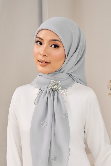 AZZA Sulam Bawal in Light Grey