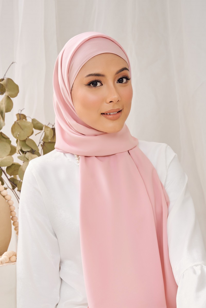 (AS-IS) ALUN Long Shawl in Pink