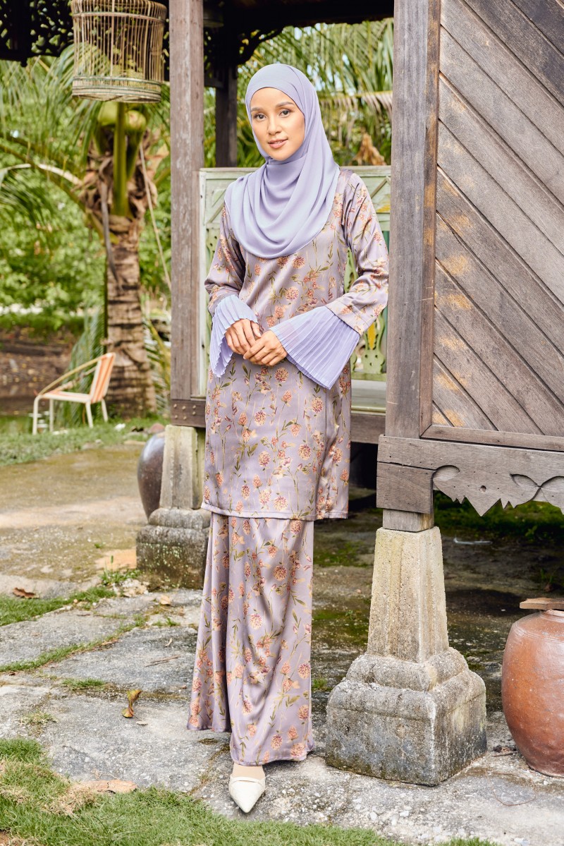 (AS-IS) Anika Kurung in Smokey Grey