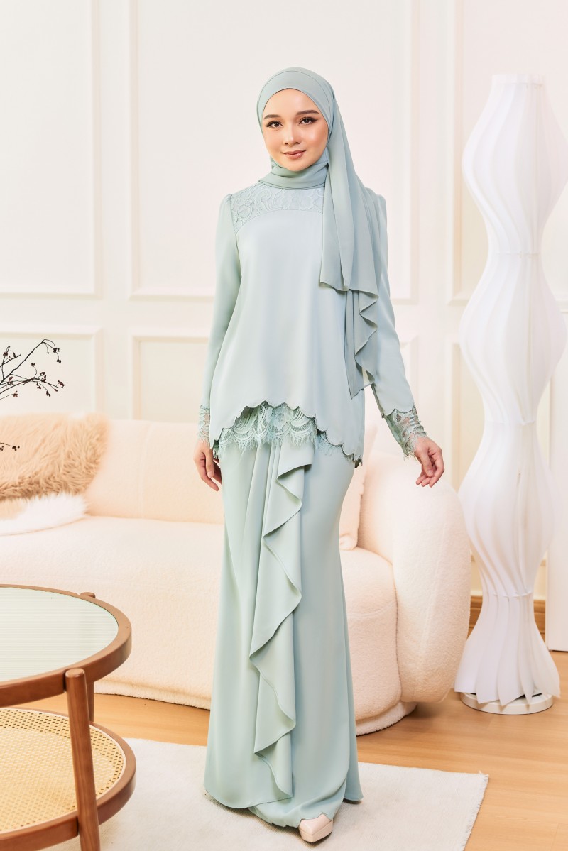 (AS-IS) EIDRA Kurung in Soft Blue