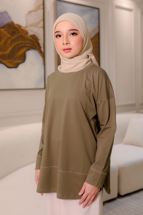 Sora Blouse in Brown