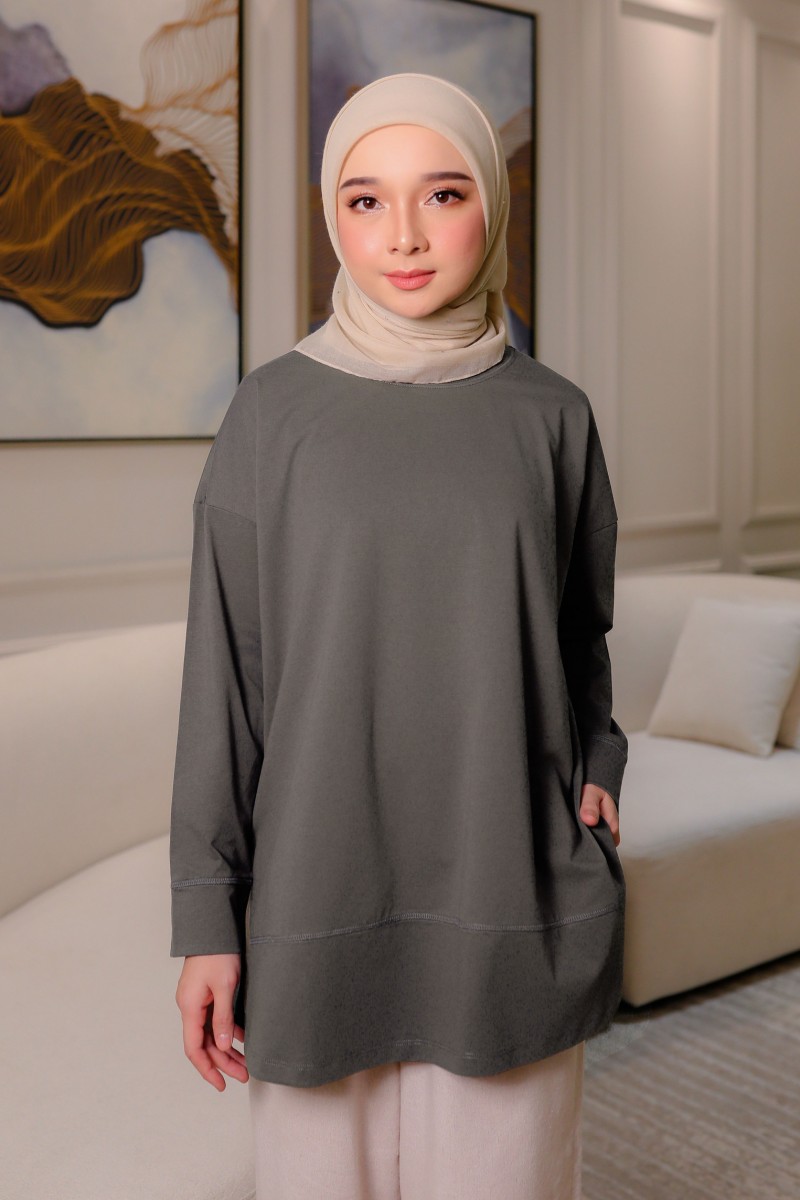 Sora Blouse in Grey