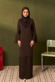 MERANTI Kurung in Deep brown
