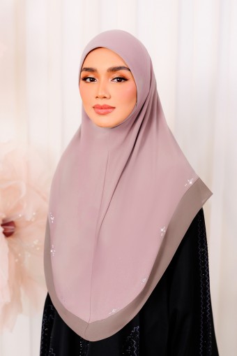 Indah Tudung Sarung 2.0 in Dusty Pink