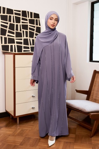 (AS-IS) ELARA Jubah G1 in Lavender