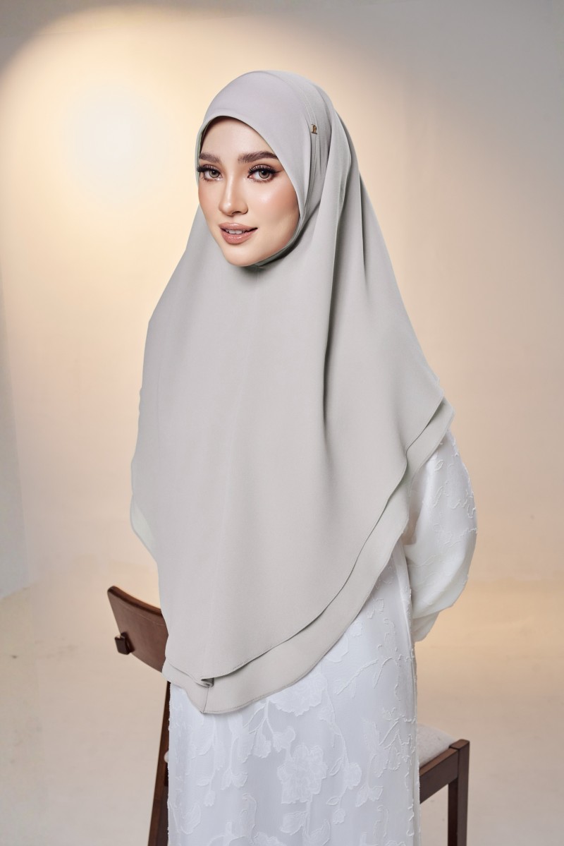 NAGEENA Khimar XL in Soft Grey