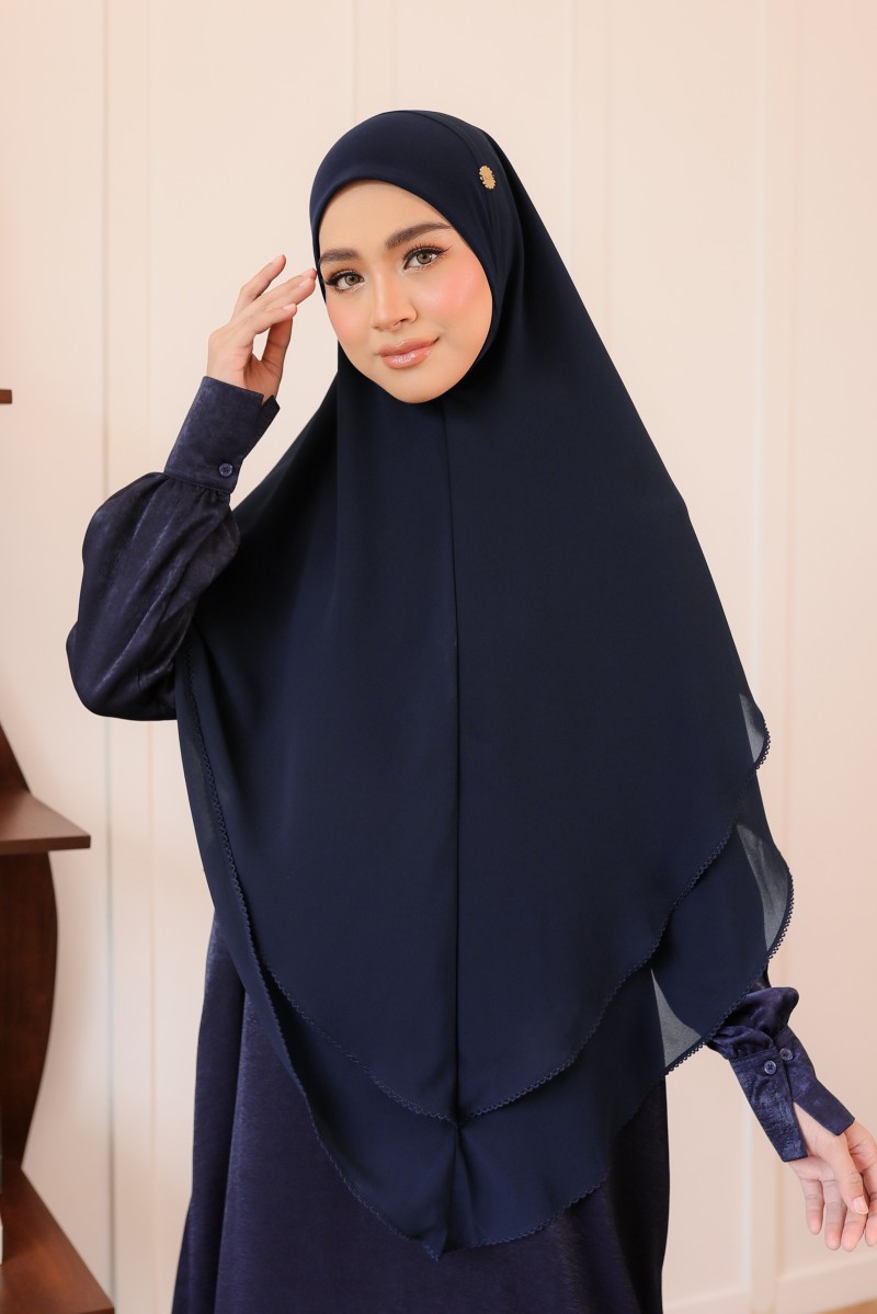 Nageena Crochet in Navy Blue