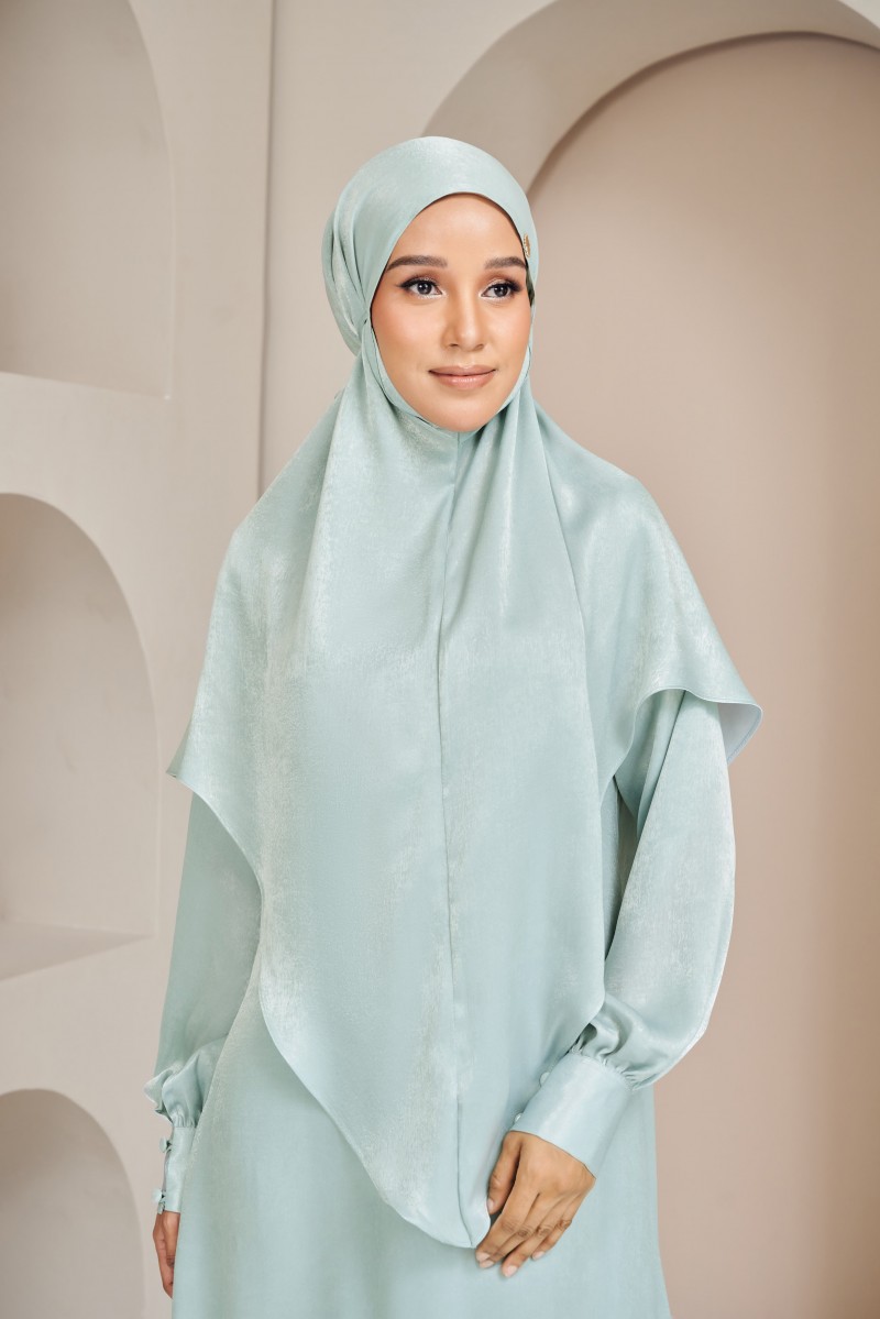 ZARIA Khimar in Soft Mint