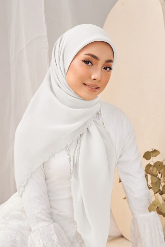 ABLA Sulam Bawal in White